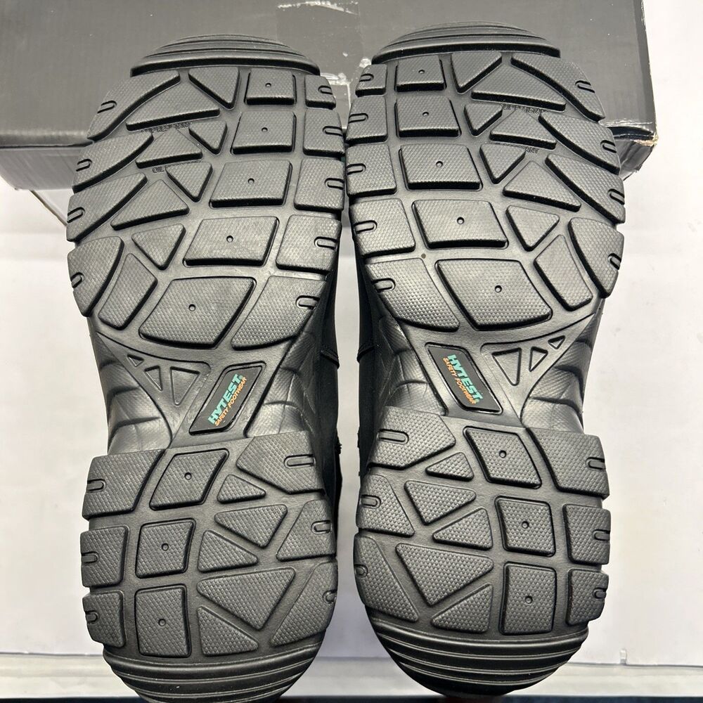 Men's 6" Metguard Zip EH Comp Toe Black  Lace/Zip Heavy Duty Work Boot  SZ 10W - Picture 5 of 9